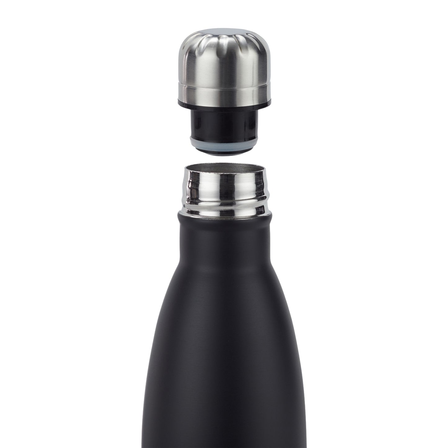 Thermos bottle in steel