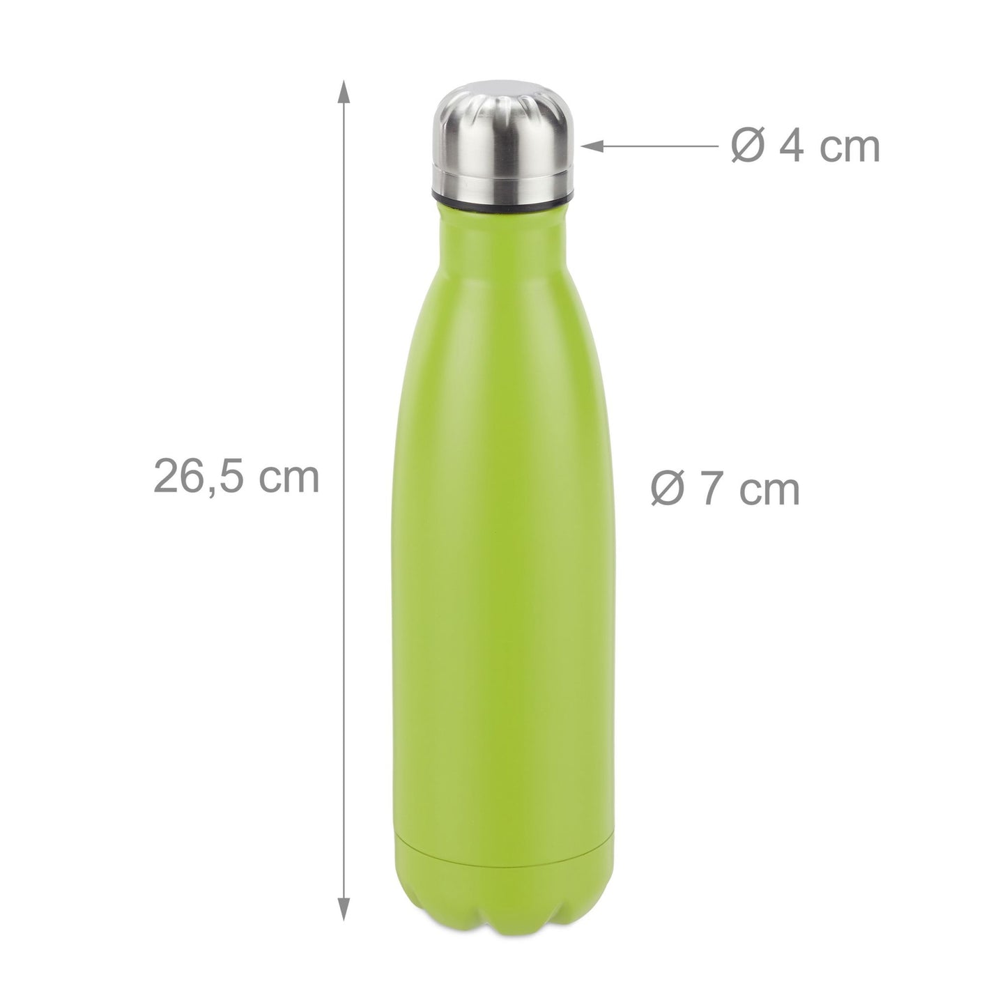 Thermos bottle in steel