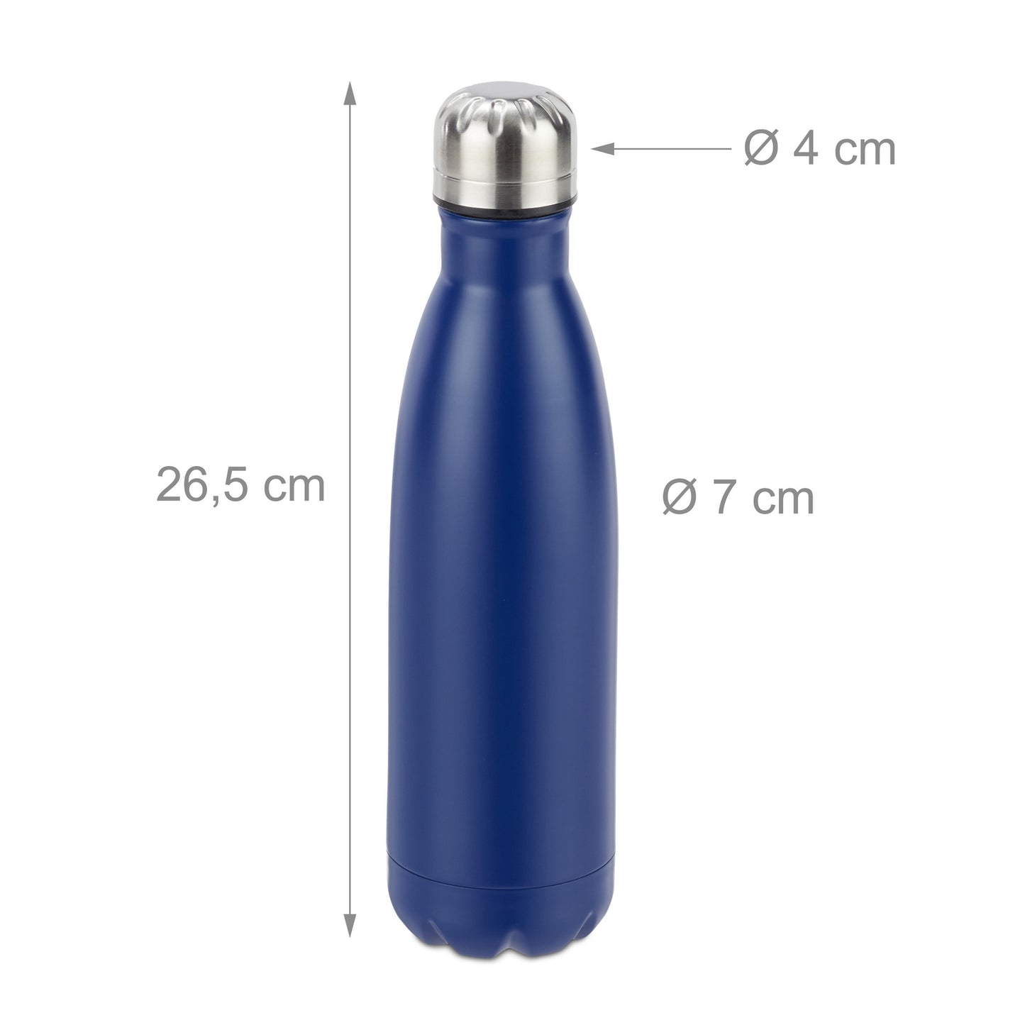 Thermos bottle in steel
