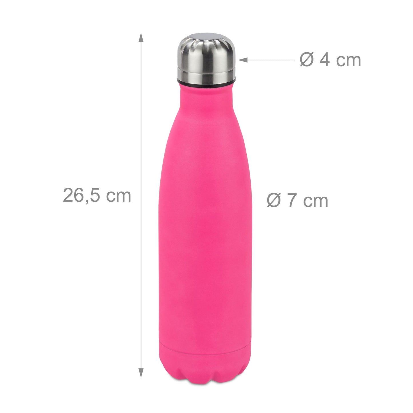 Thermos bottle in steel
