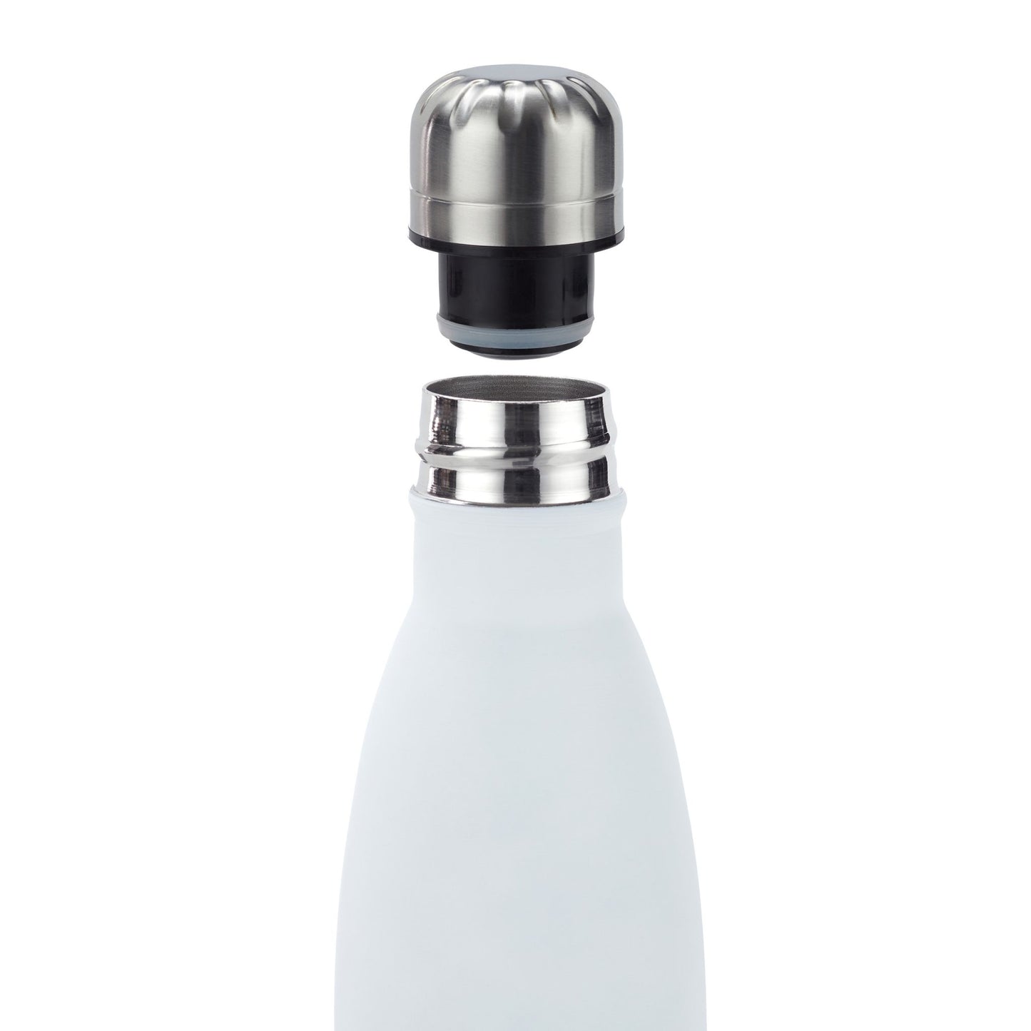 Thermos bottle in steel