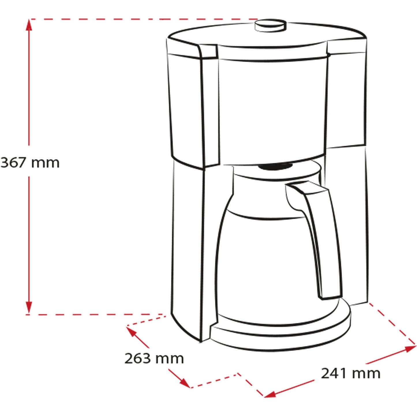 Thermos brewer LOOK 5.0 THERM TIMER, BLACK