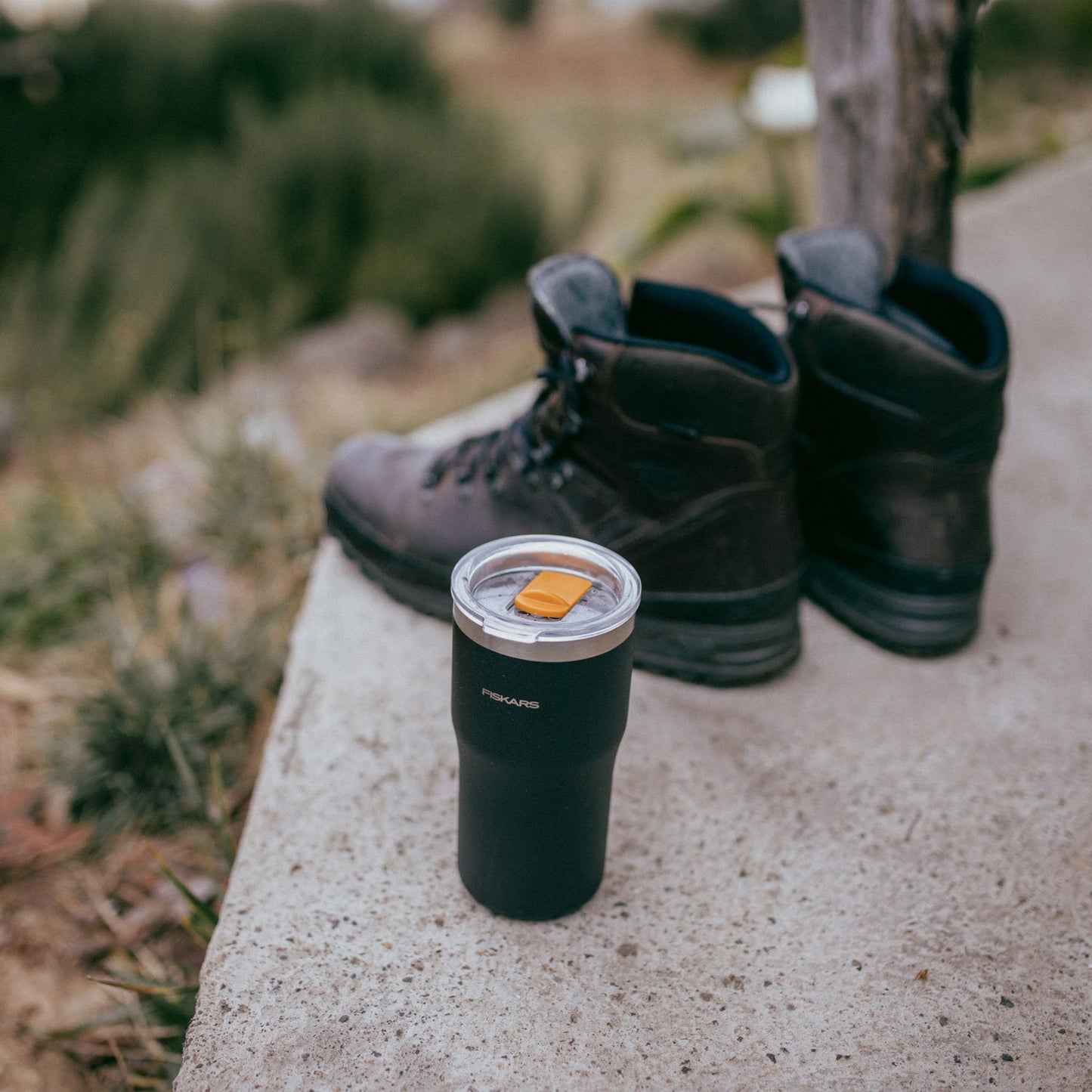 Thermos mug black 0.5 liter On-the-go mug