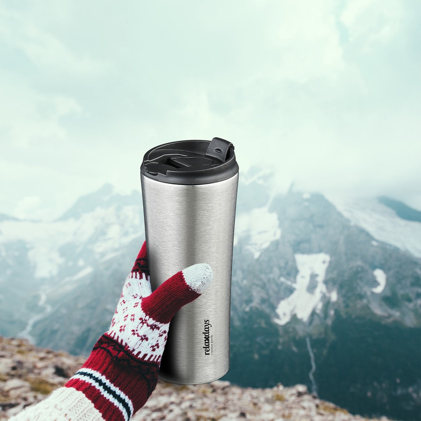 Thermos mug stainless steel 400 ml