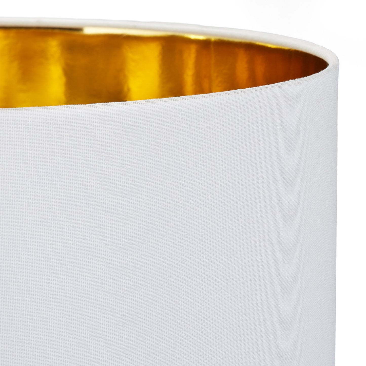 Three-legged floor lamp in white & gold