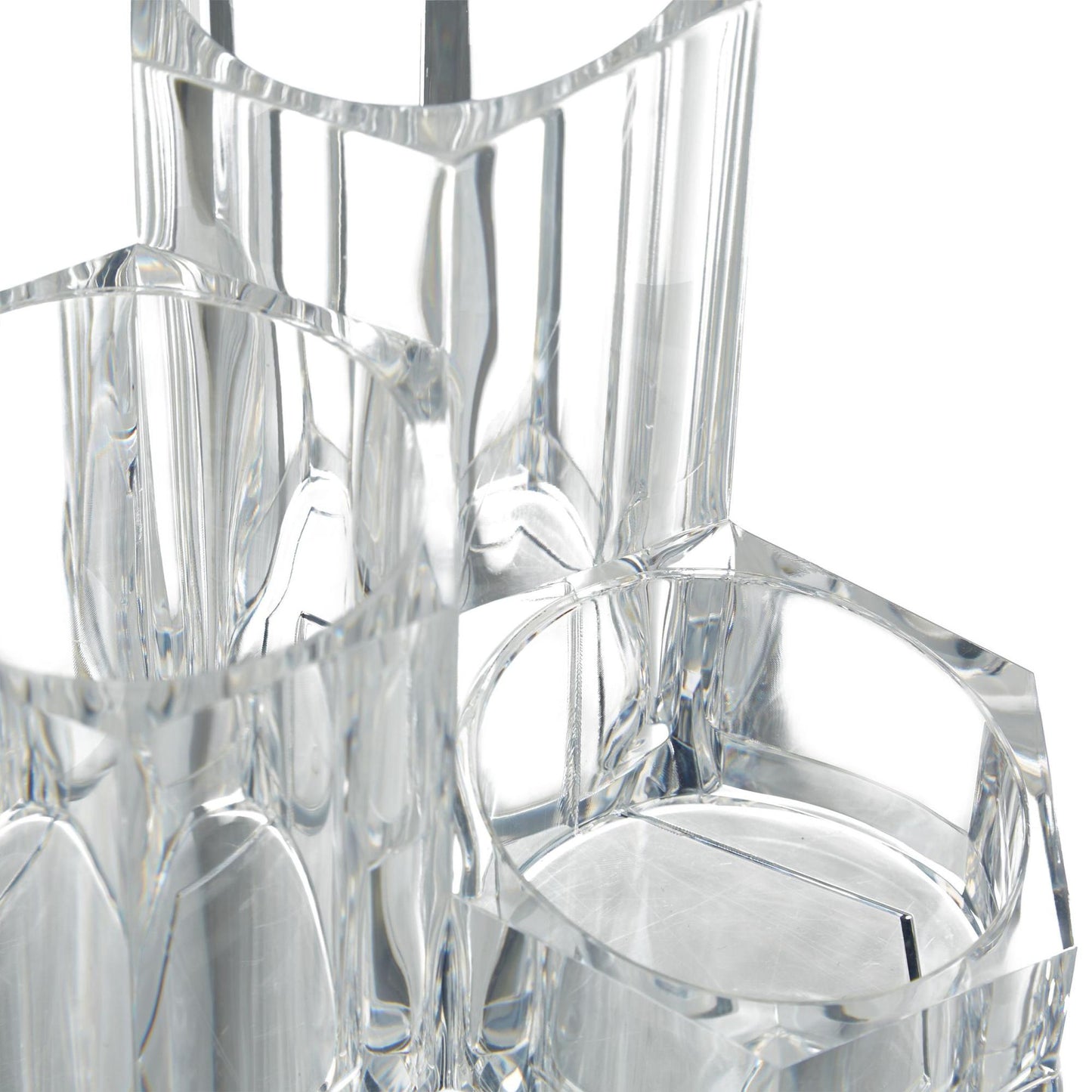Three-piece brush holder