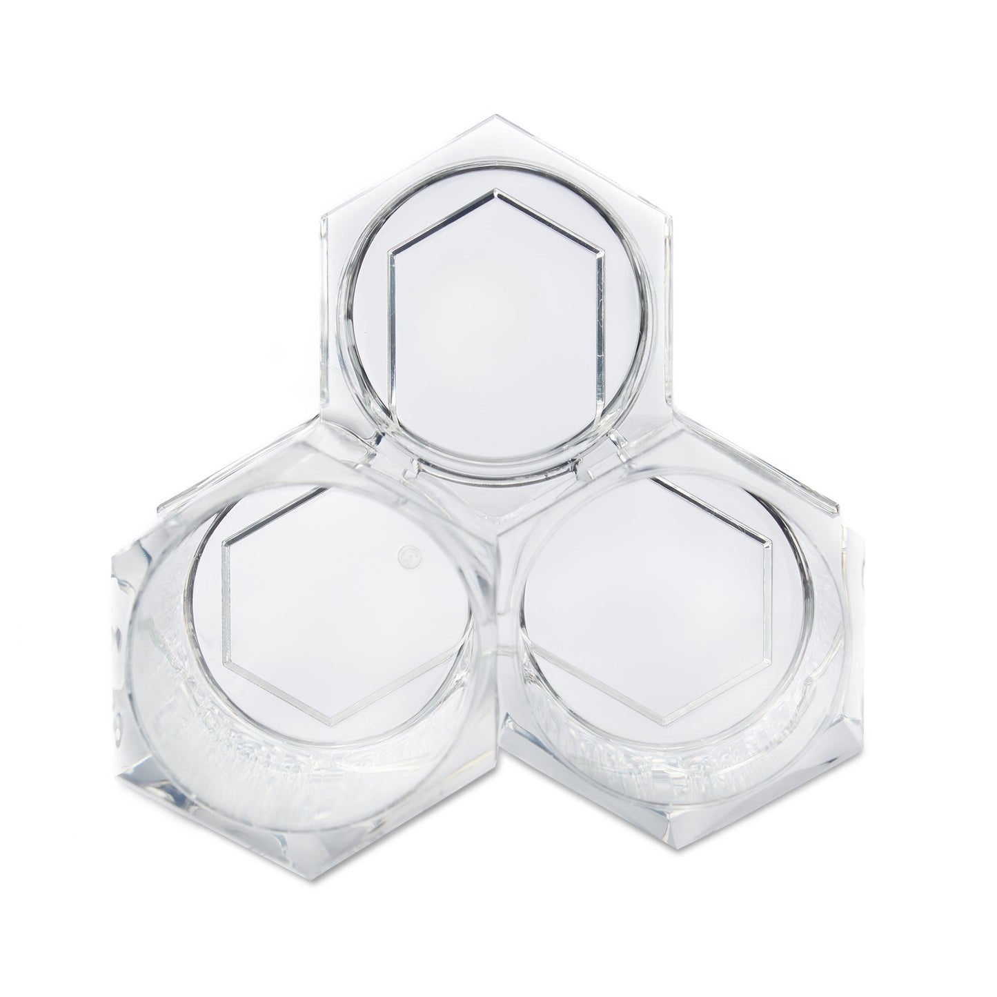 Three-piece brush holder