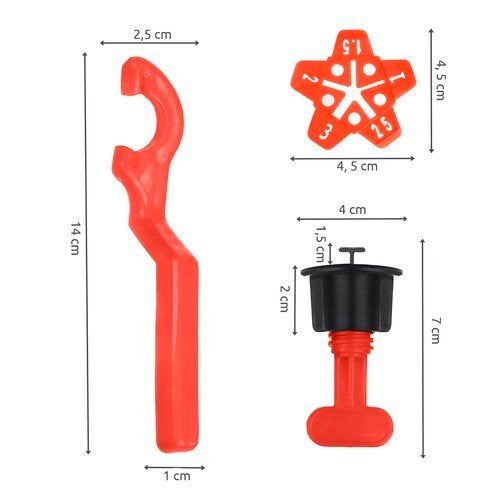 Tiles leveling system 150 pcs + keys