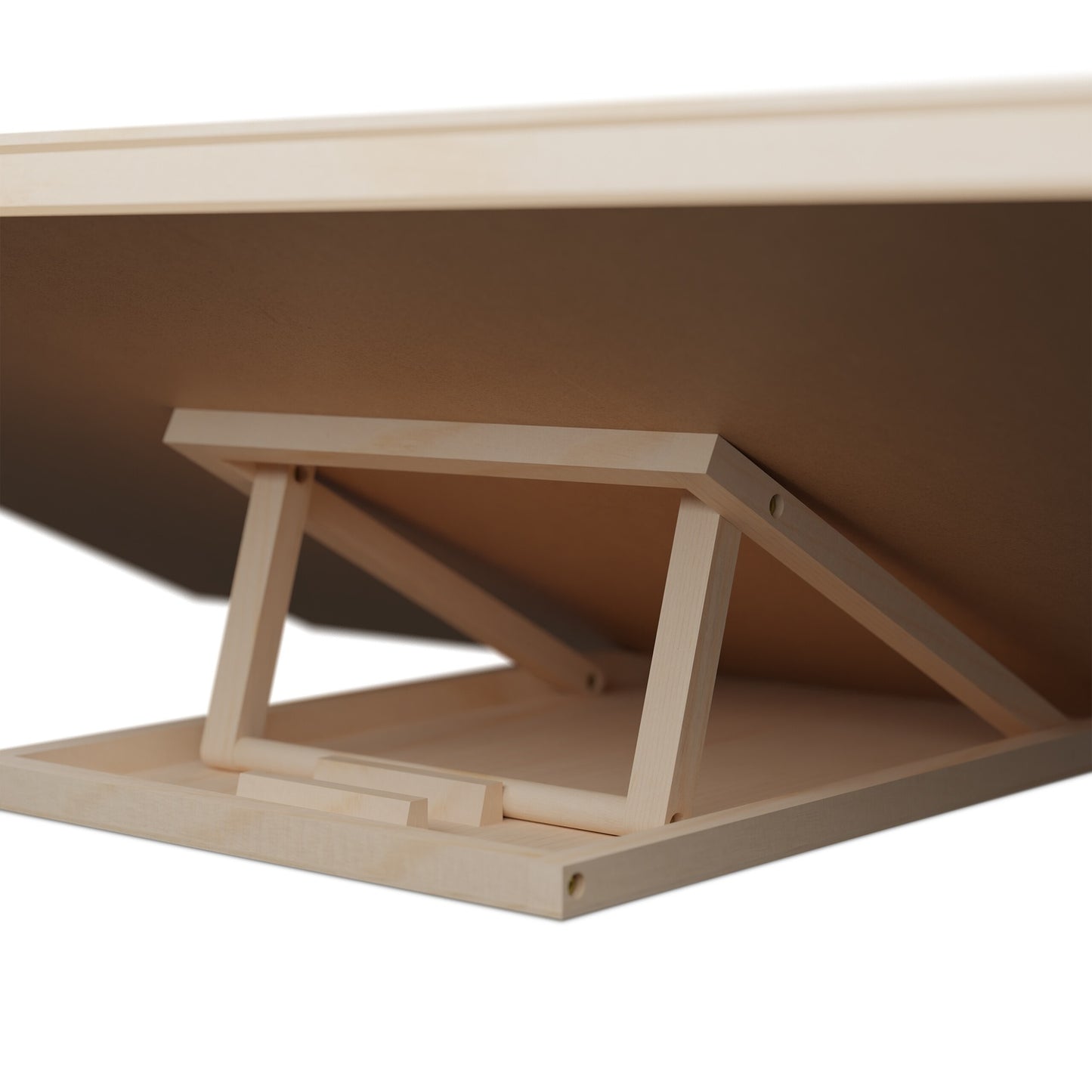 Tilting puzzle board with 4 compartments