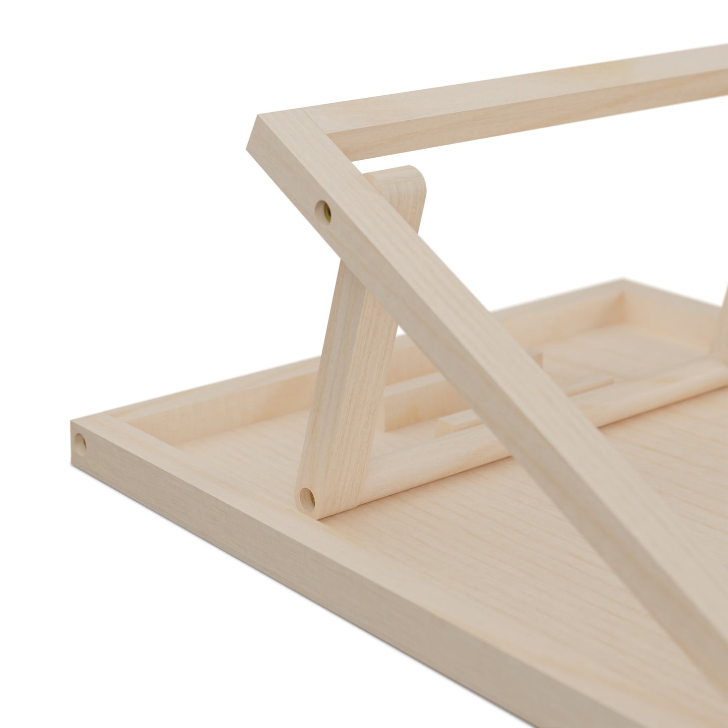 Tilting puzzle board with 4 compartments
