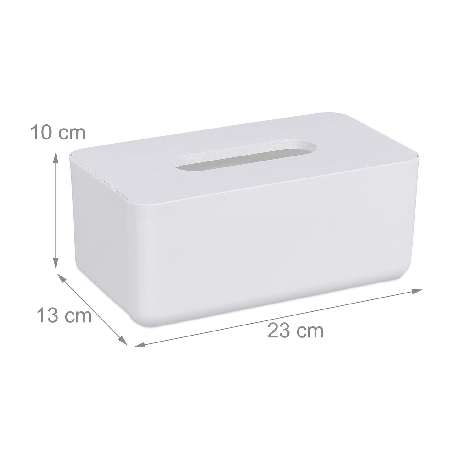 Tissue box with bamboo lid