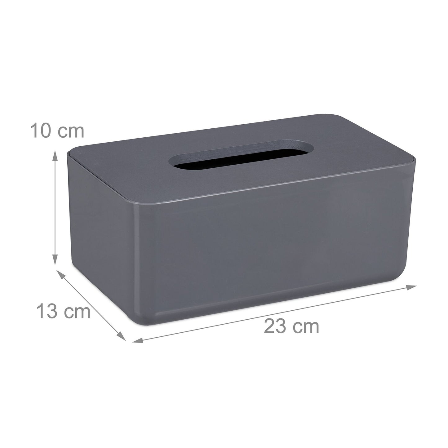 Tissue box with bamboo lid