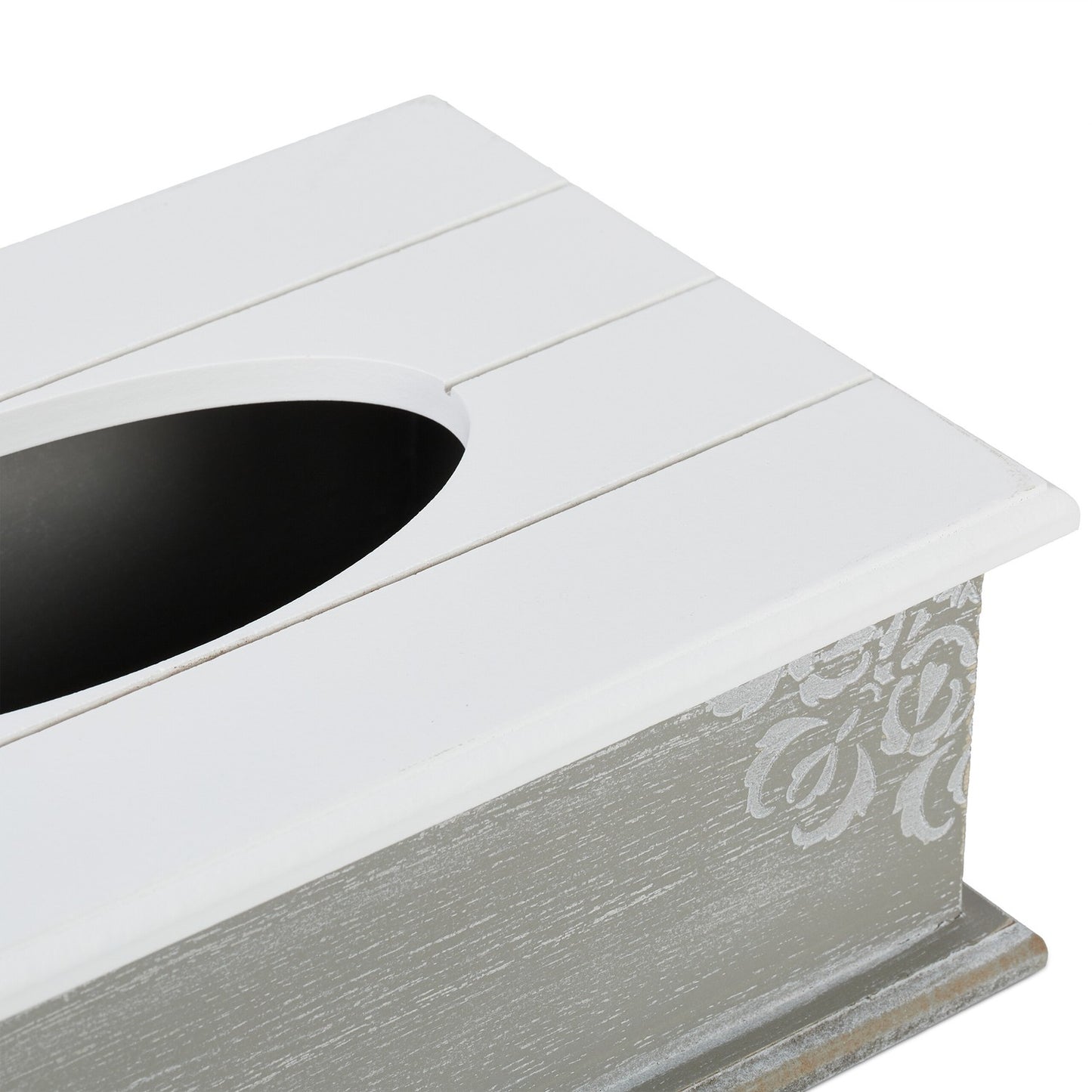 Tissue box with lid