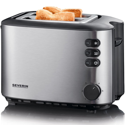 Toaster 2-Slice Stainless Steel with Defrost Function