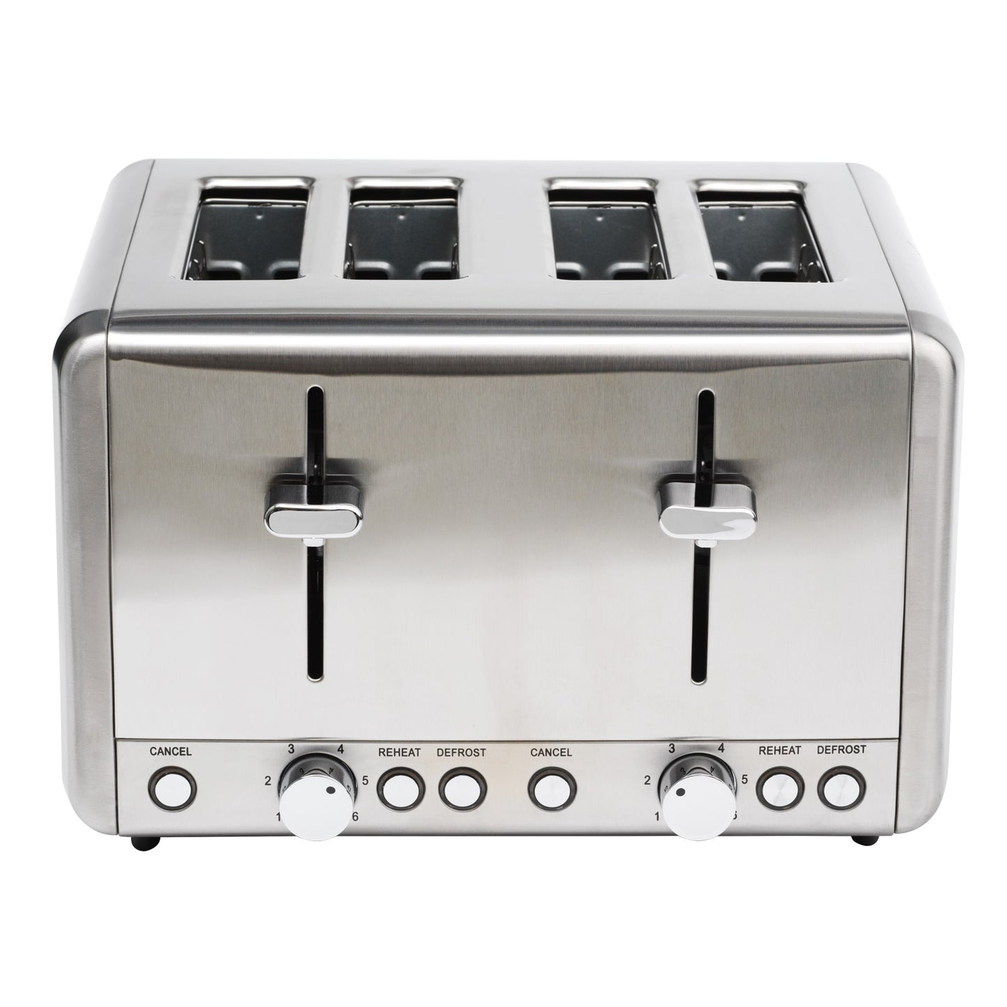 Toaster 4 slices 1000W BR420 Stainless