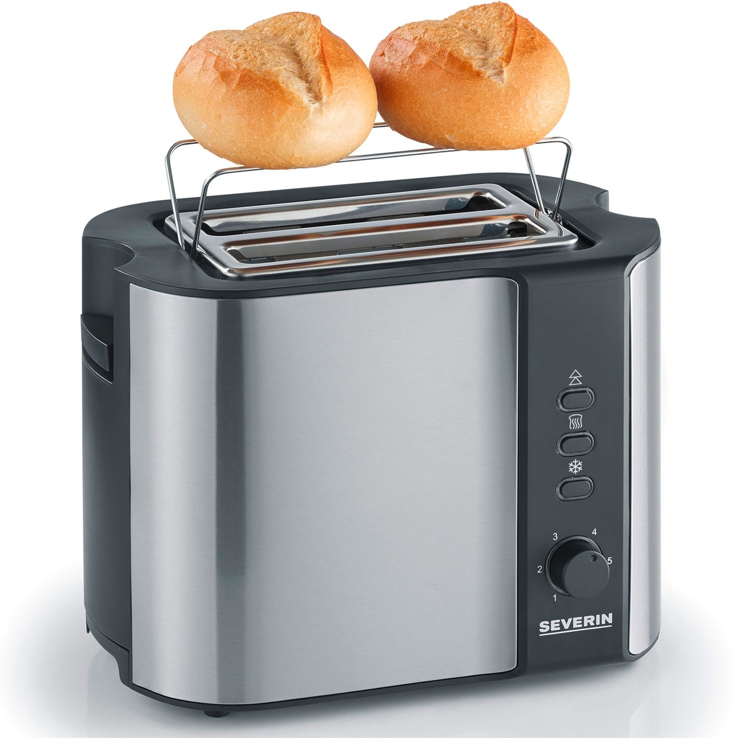 Toaster AT2589 2-slice Brushed steel.