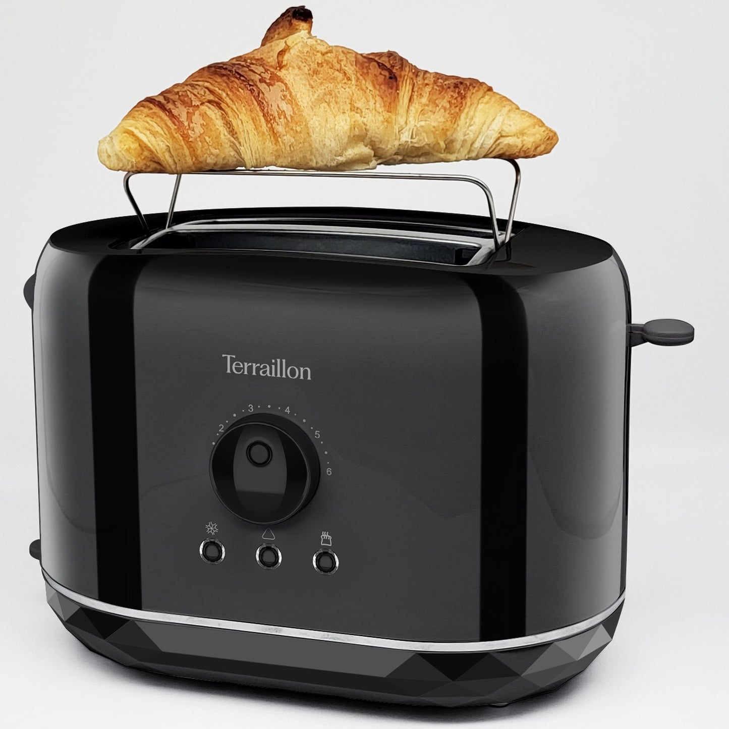 Toaster Diamond 2 Slices black