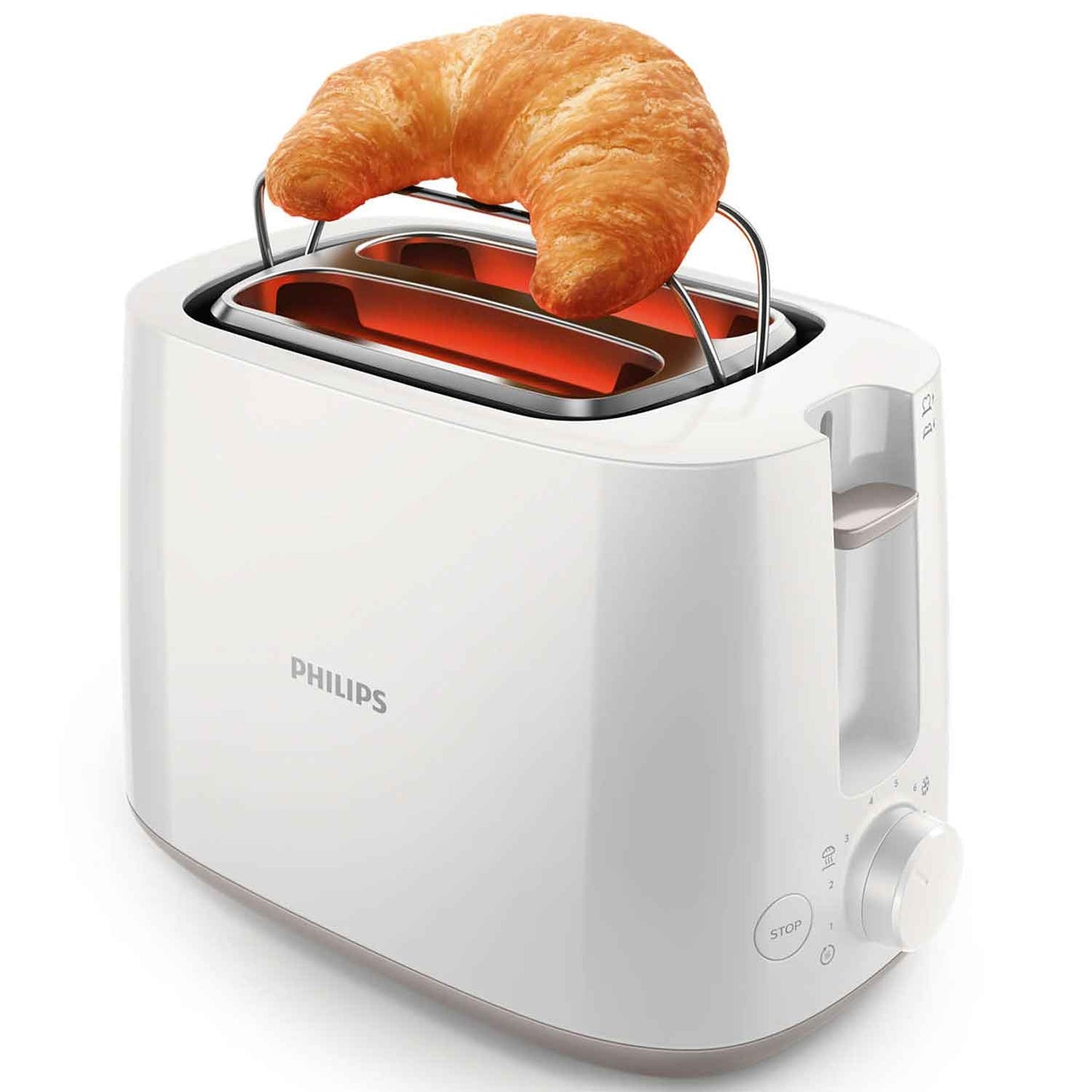 Toaster HD2581 White 2 Discs