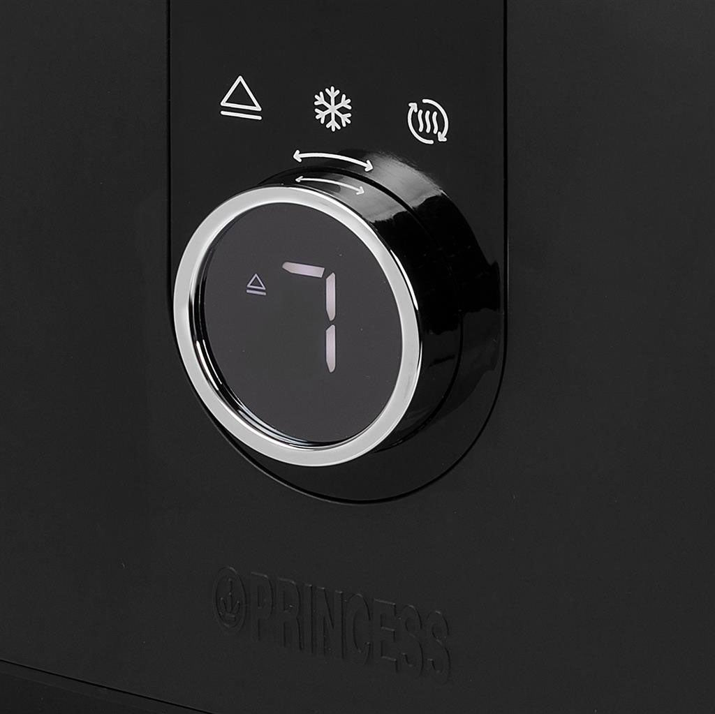 Toaster Moments Toaster Digital Black Met.