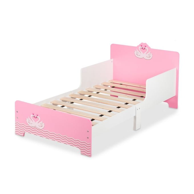 Toddler Bed with Swan Design