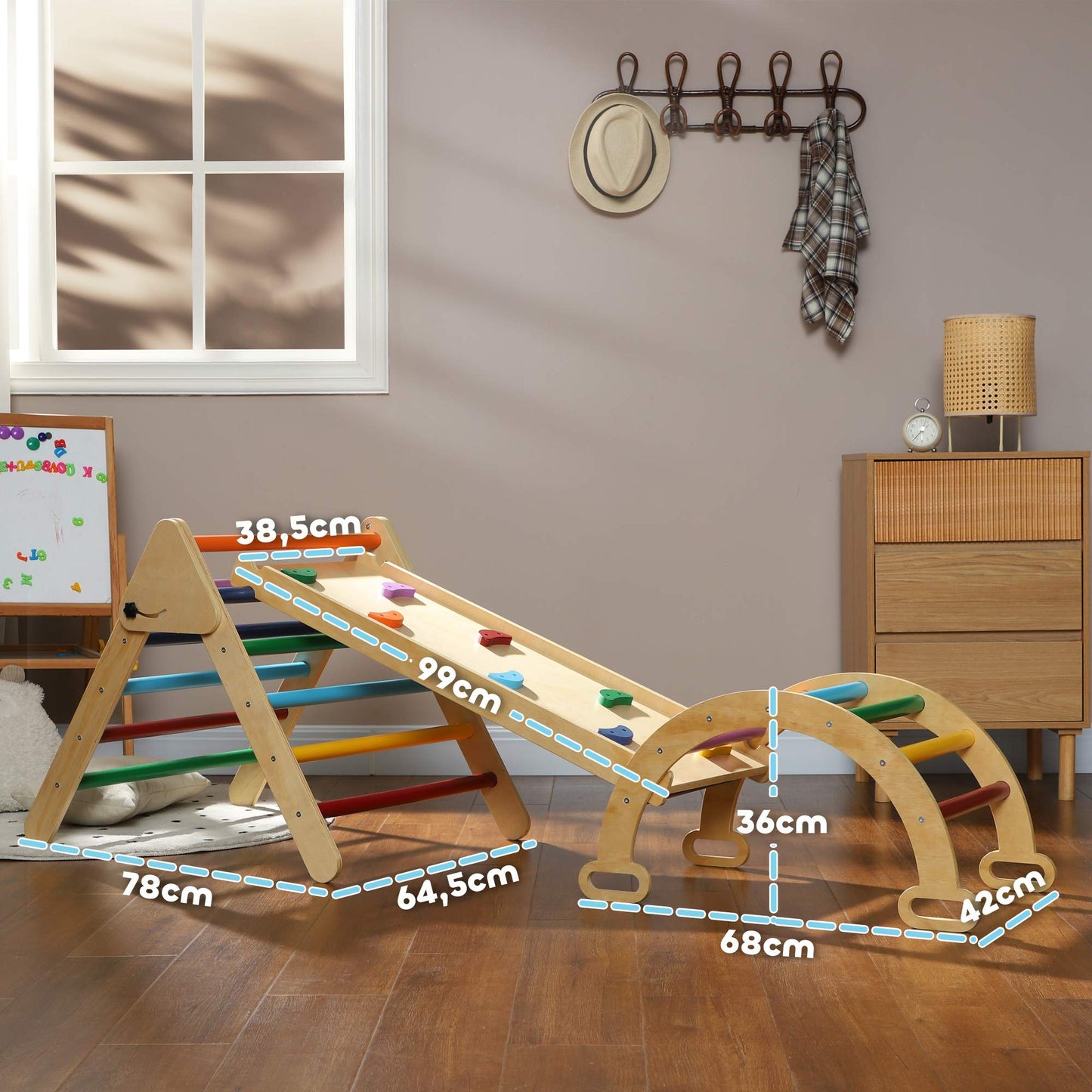 Toddler Indoor Climbing Set, 5-in-1, Ages 18-48 Months