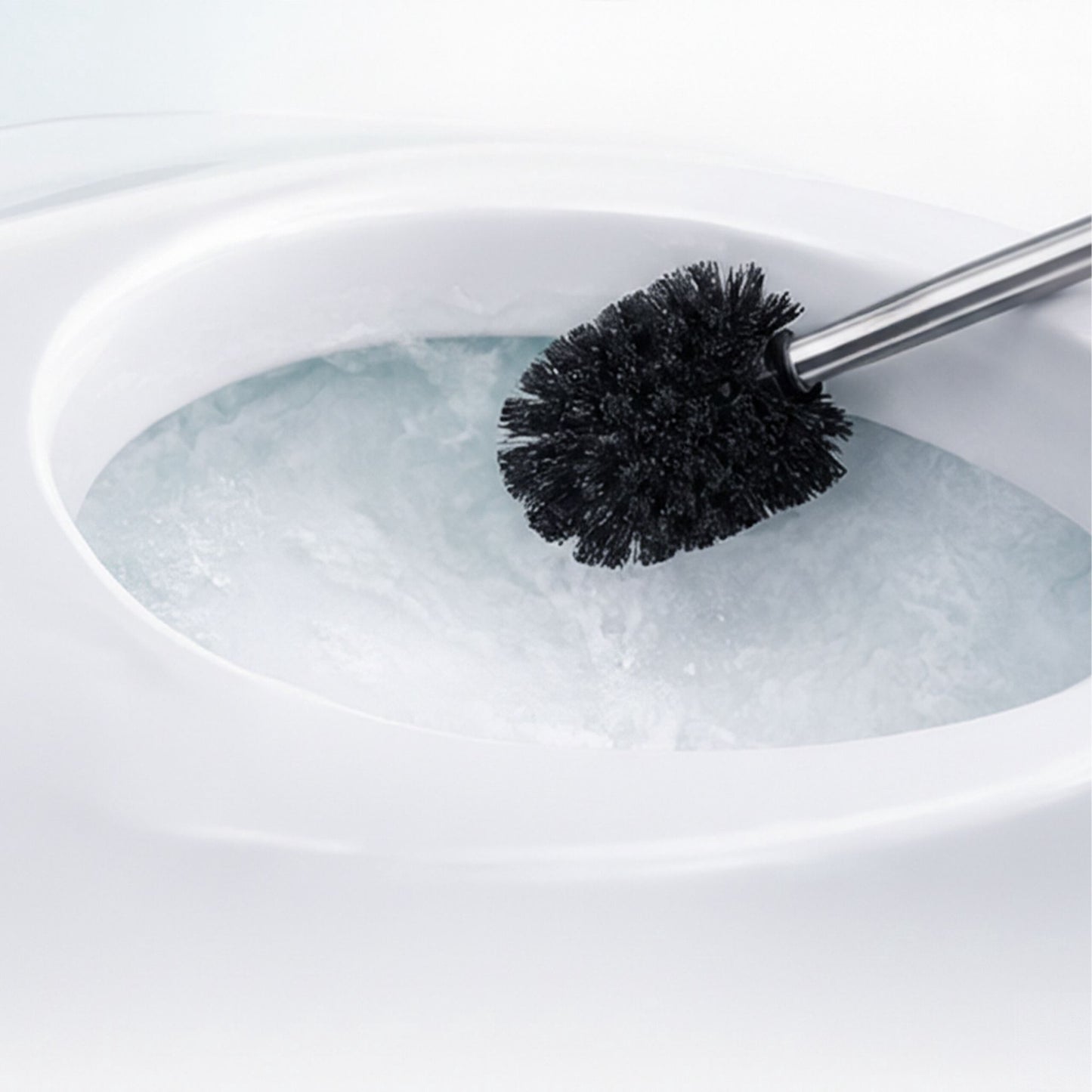 Toilet Brush with 5 Replacement Heads, Ø8 cm