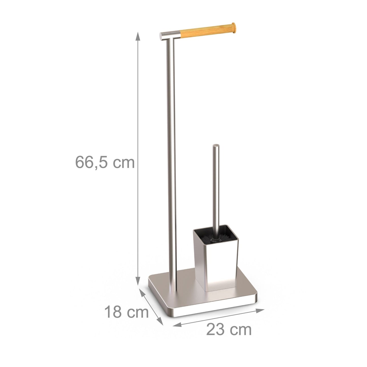 Toilet Butler with Holder and 2 Spare Brush Heads