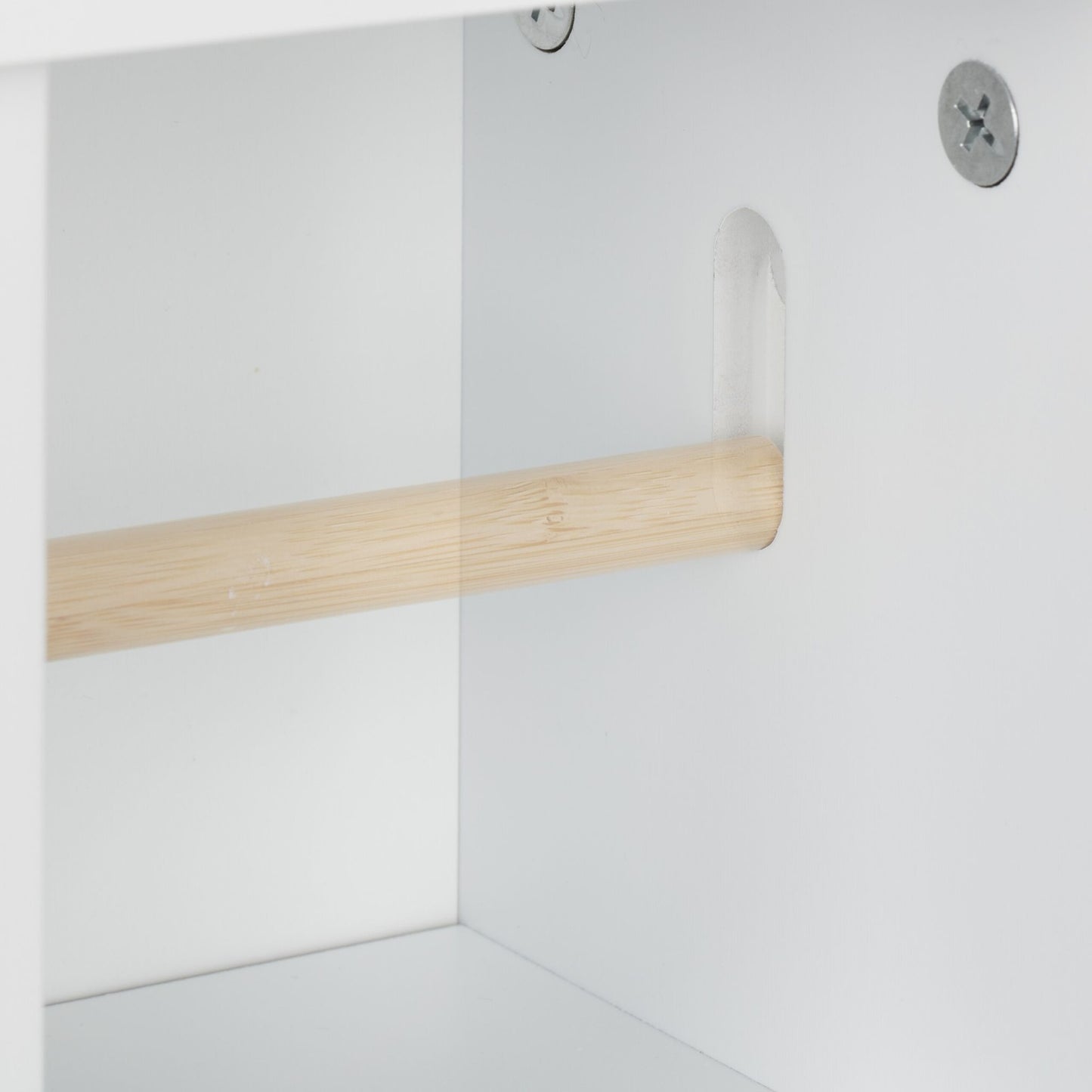 Toilet Cabinet with Storage and Paper Holder