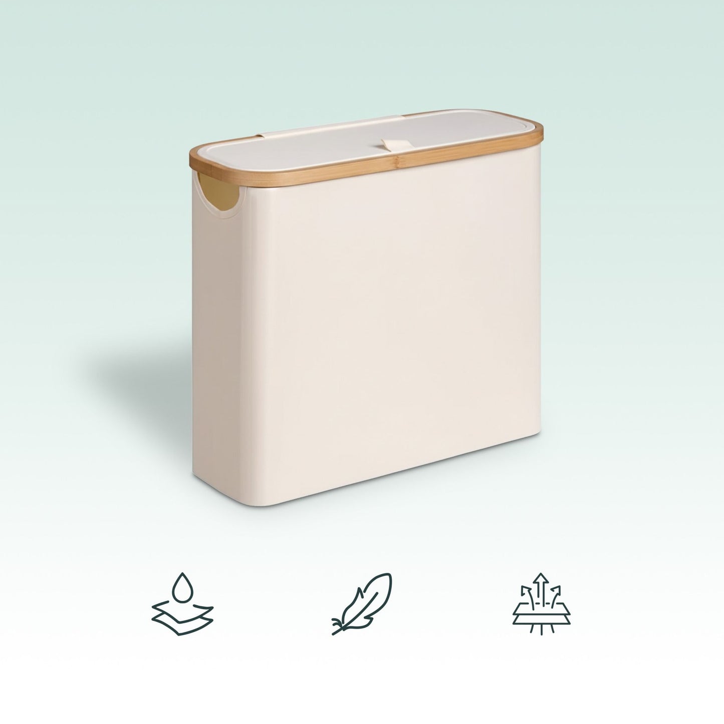 Toilet Paper Holder, Fabric, Holds 12 Rolls