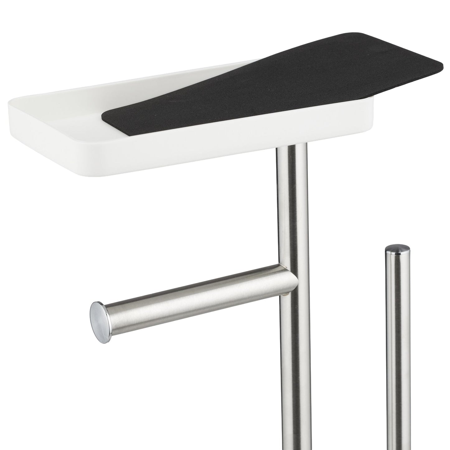 Toilet Paper Stand with Shelf and Spare Holder