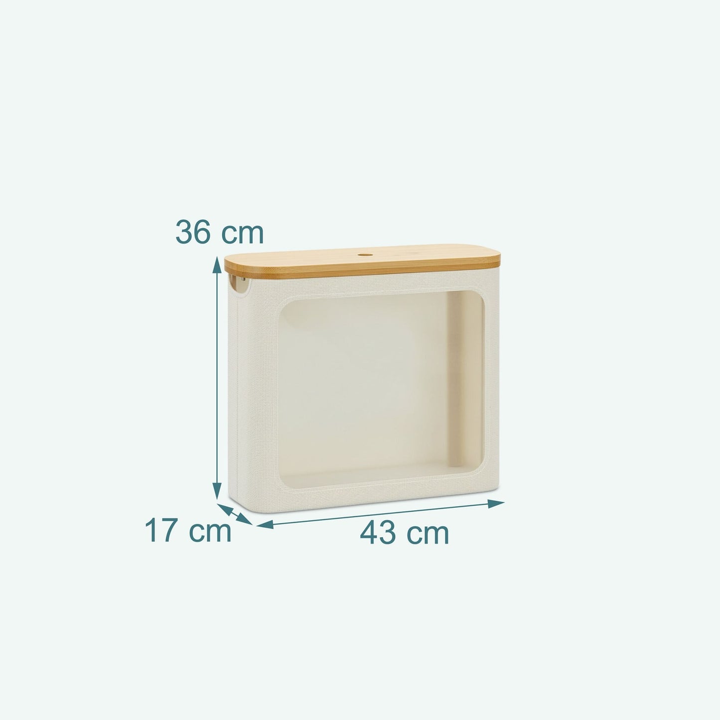 Toilet Roll Holder, Fabric, Holds 12 Rolls