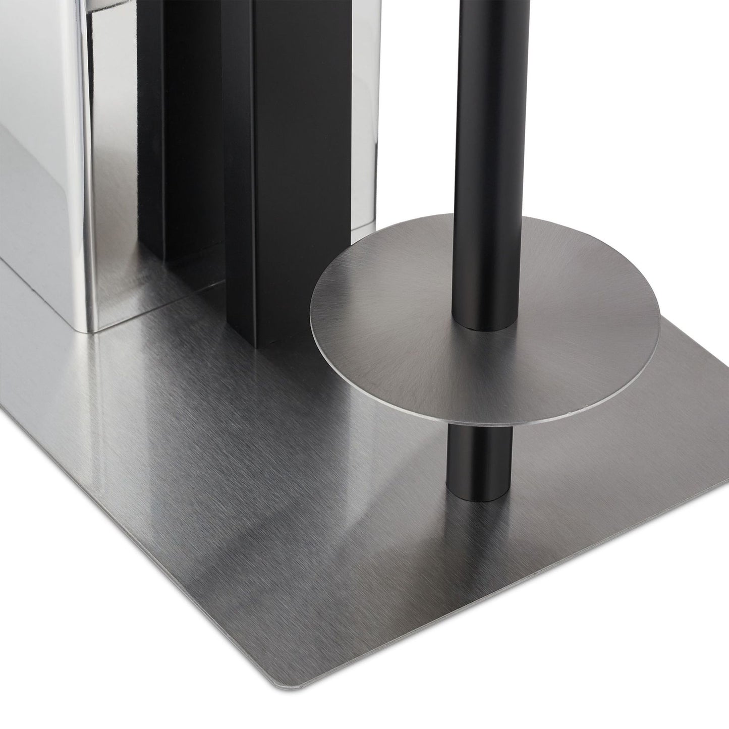 Toilet Set with Tray in Matt Black