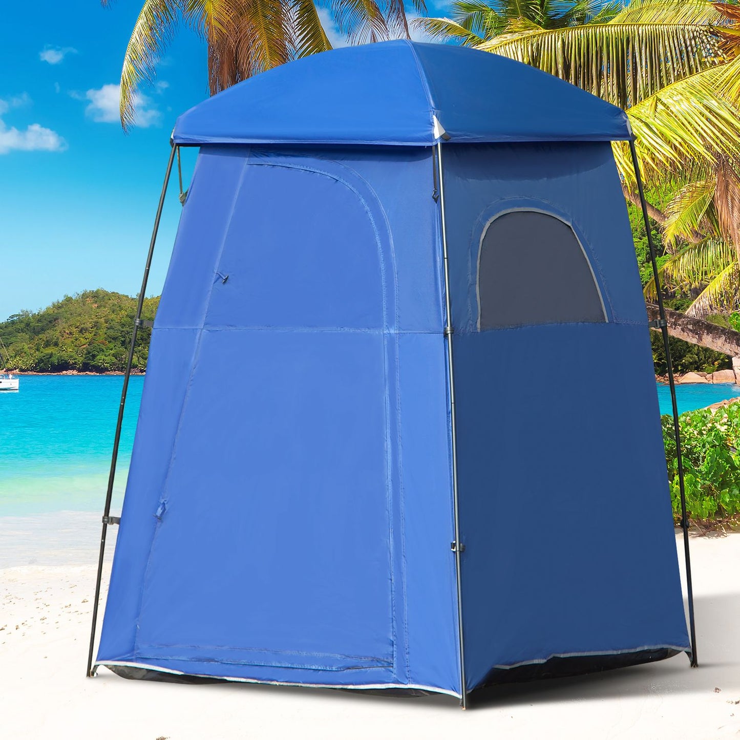 Mobile shower and changing tent for 1-2 people, UPF 50+
