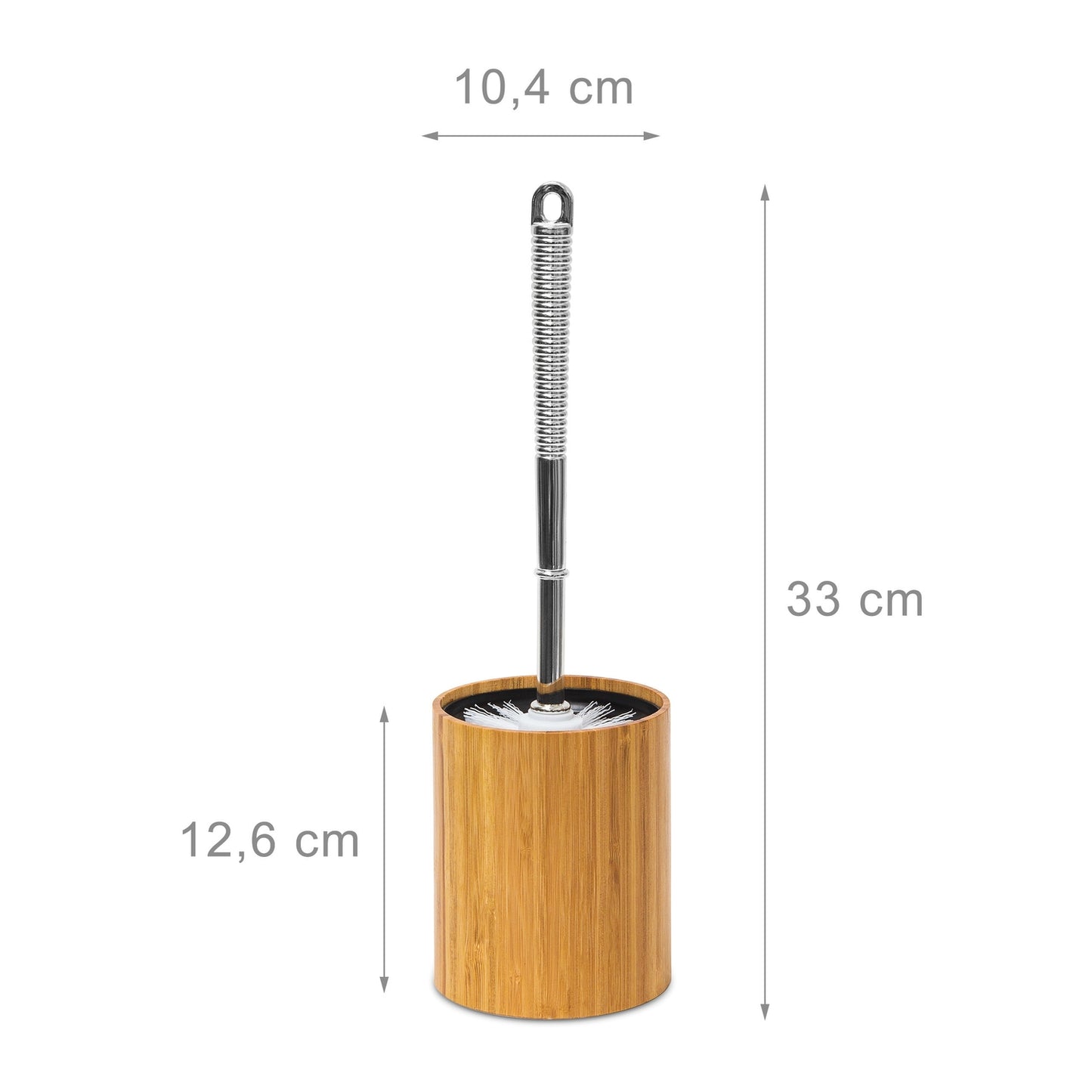 Toilet brush bamboo