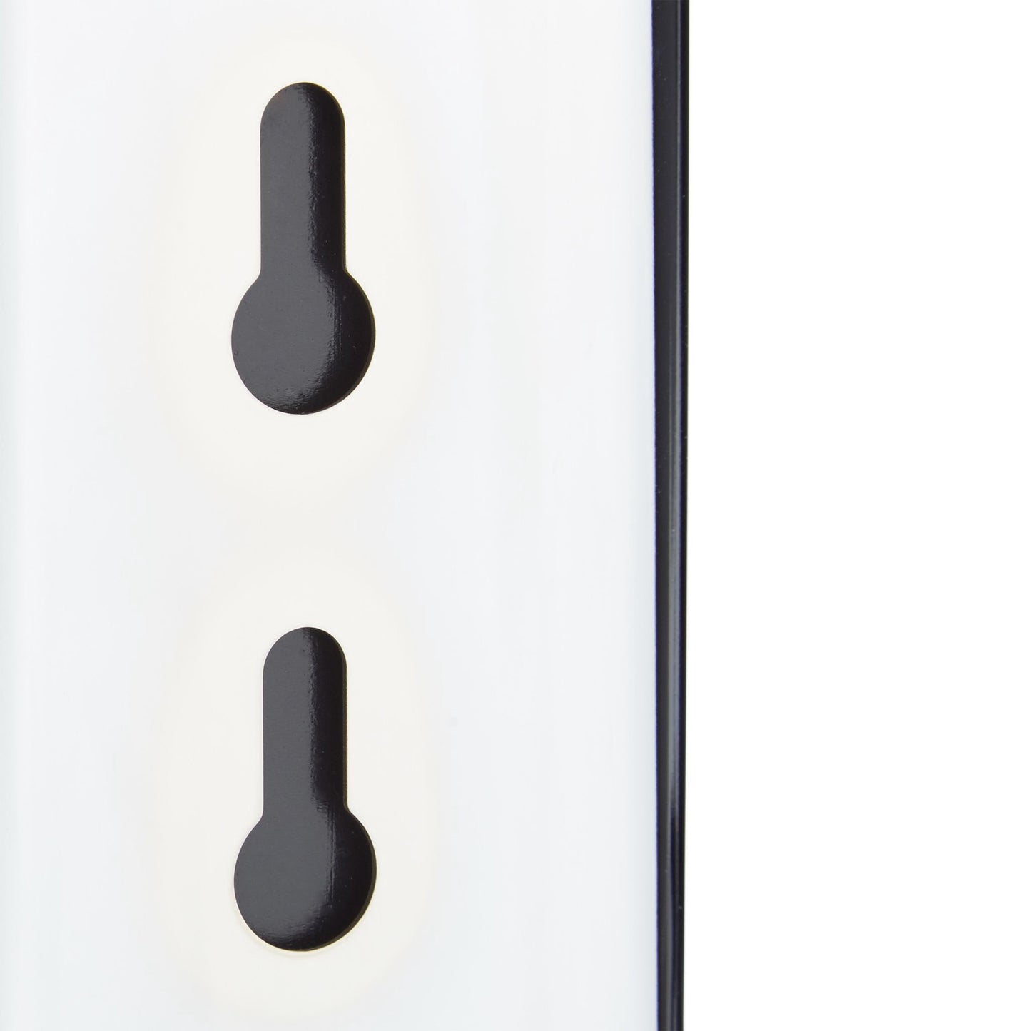 Toilet brush holder wall