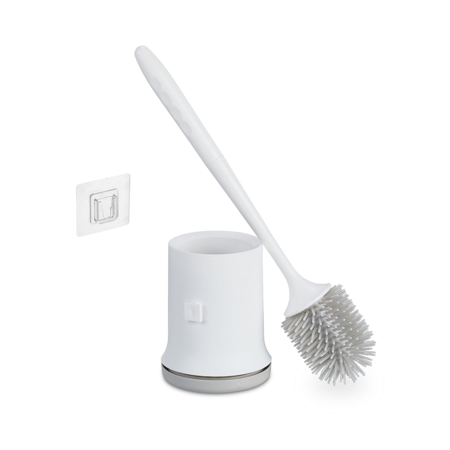 Toilet brush with wall bracket