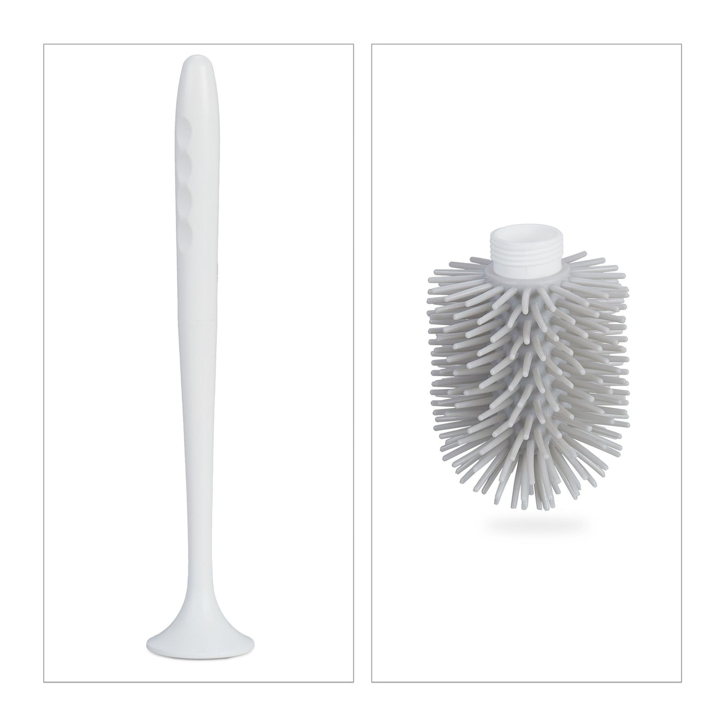 Toilet brush with wall bracket