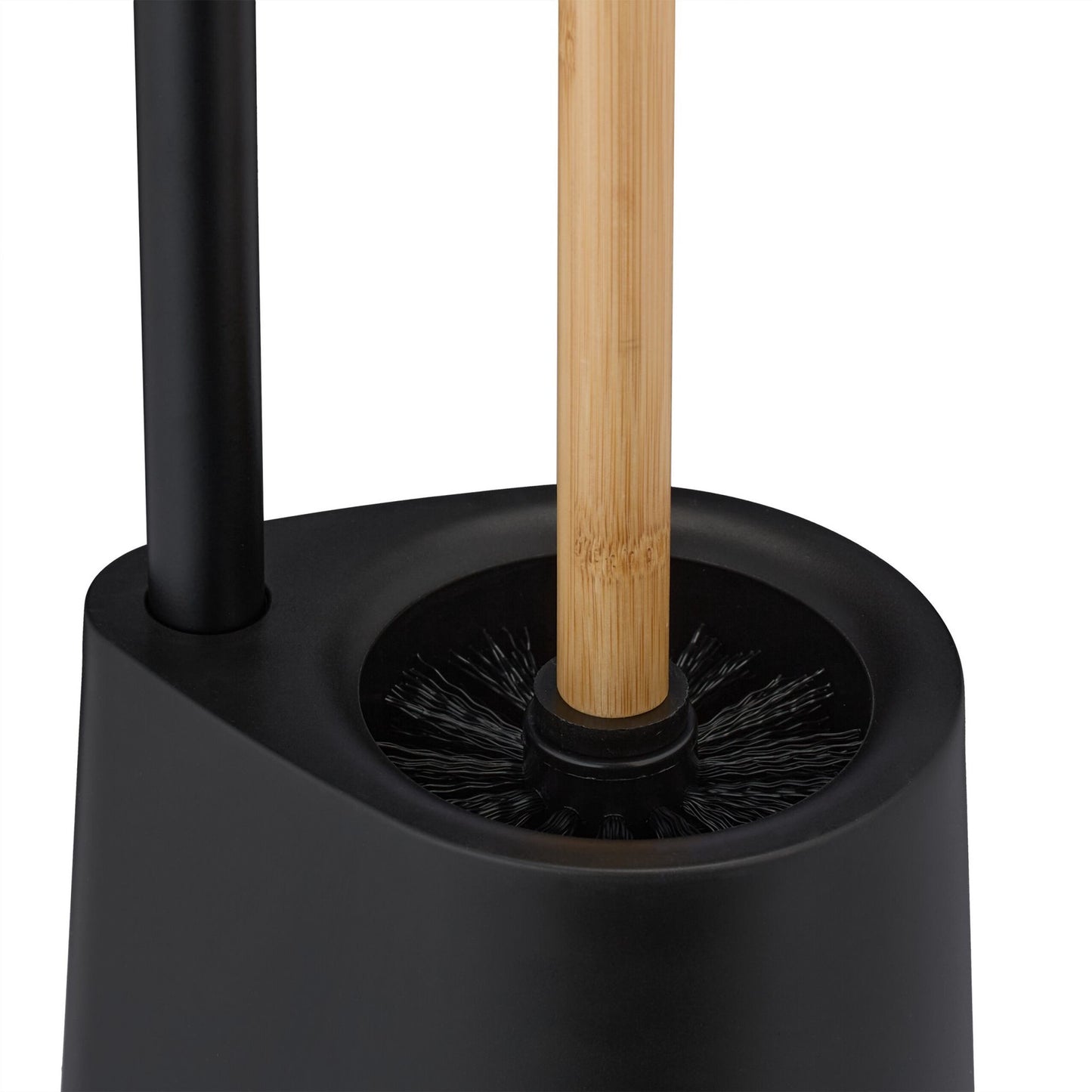 Toilet chair in bamboo and stainless steel