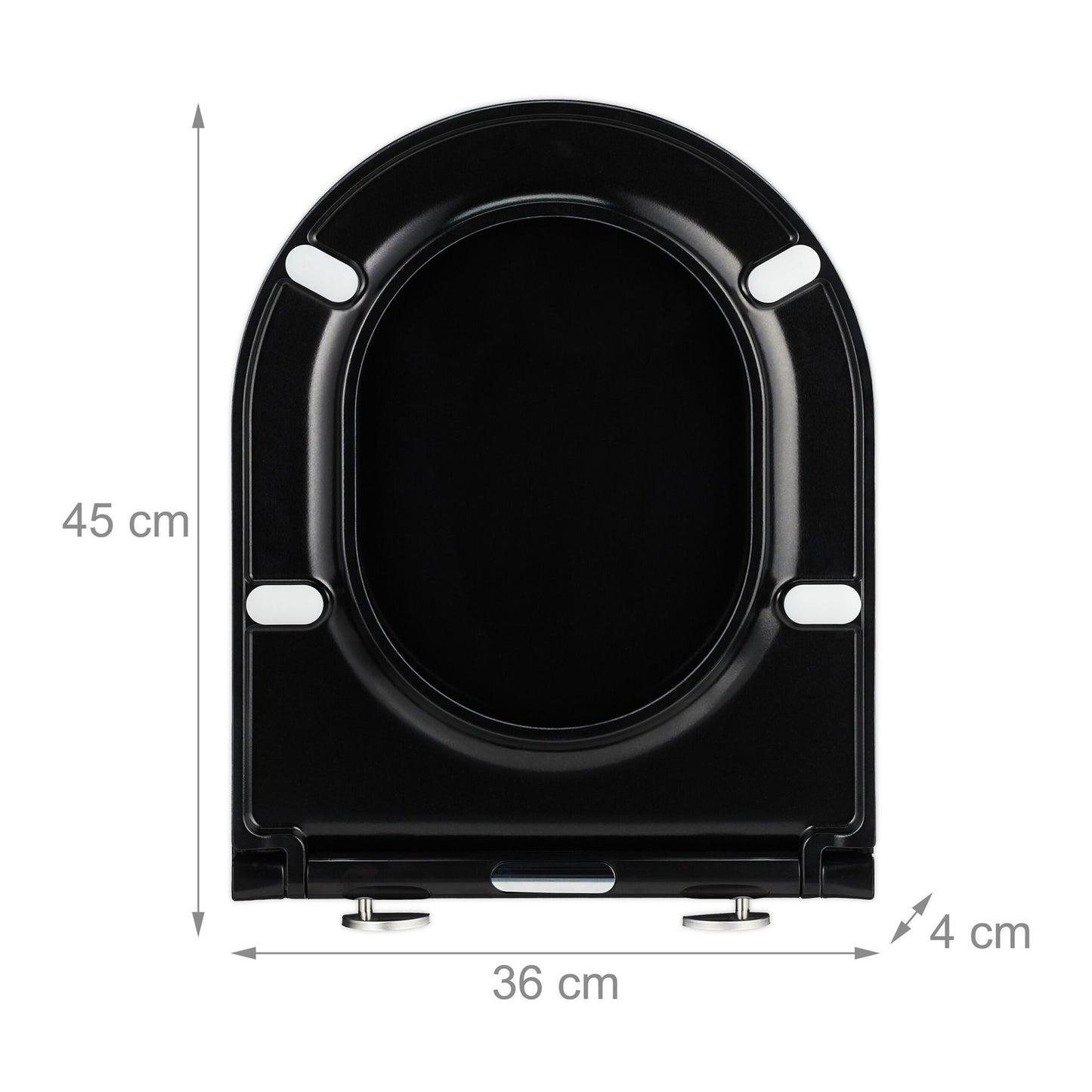 Toilet lid with soft-closing mechanism
