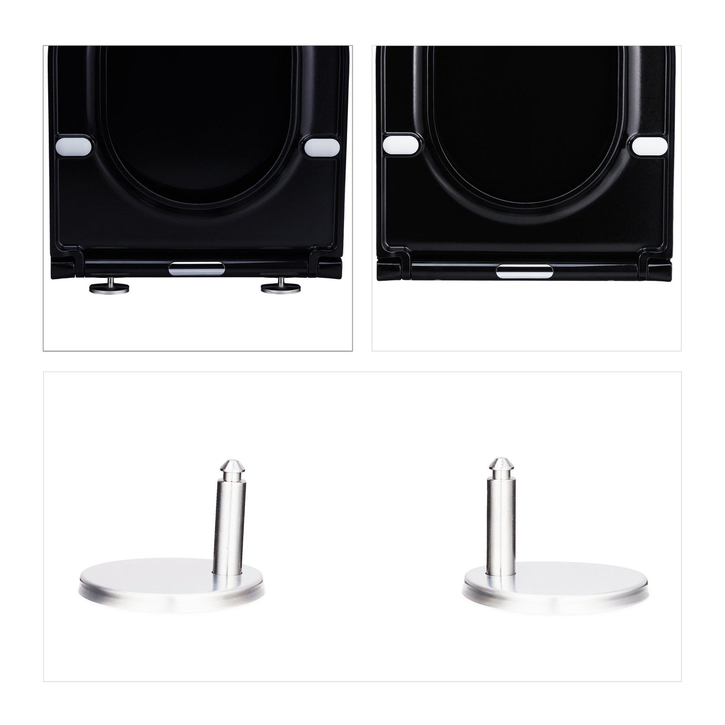 Toilet lid with soft-closing mechanism
