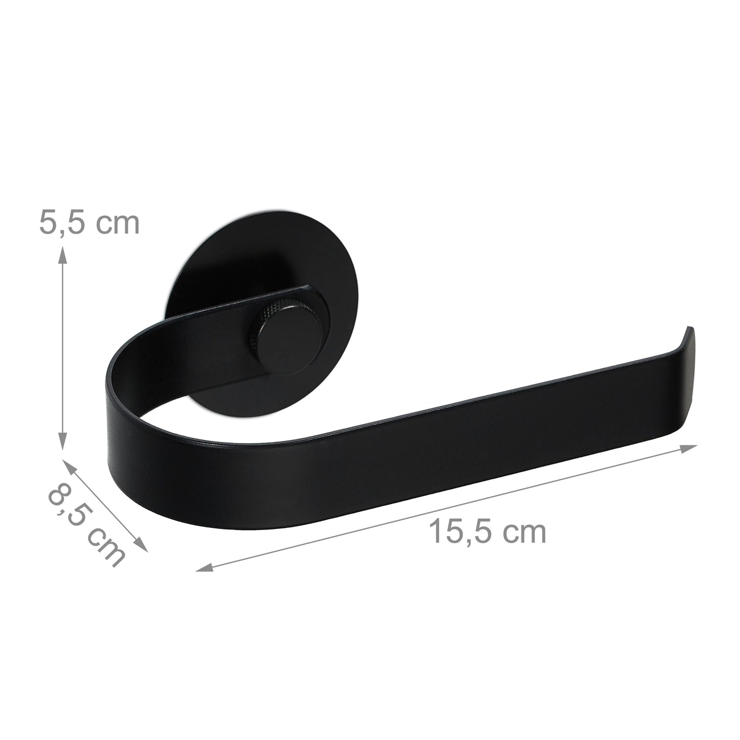 Toilet paper holder black