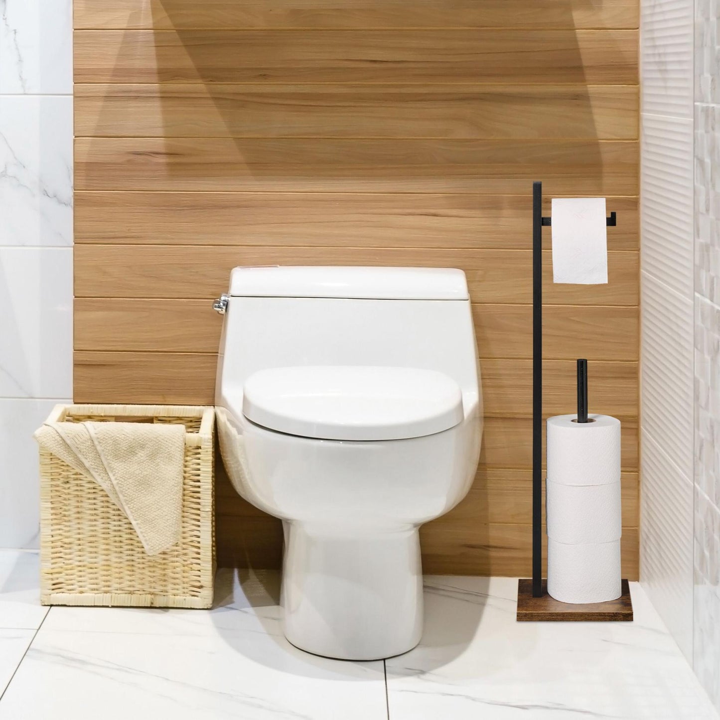 Toilet paper holder for 5 rolls