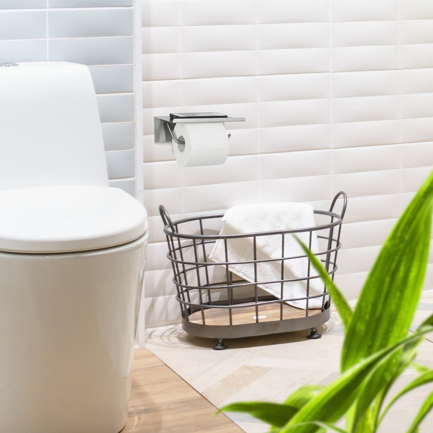 Toilet paper holder stainless steel