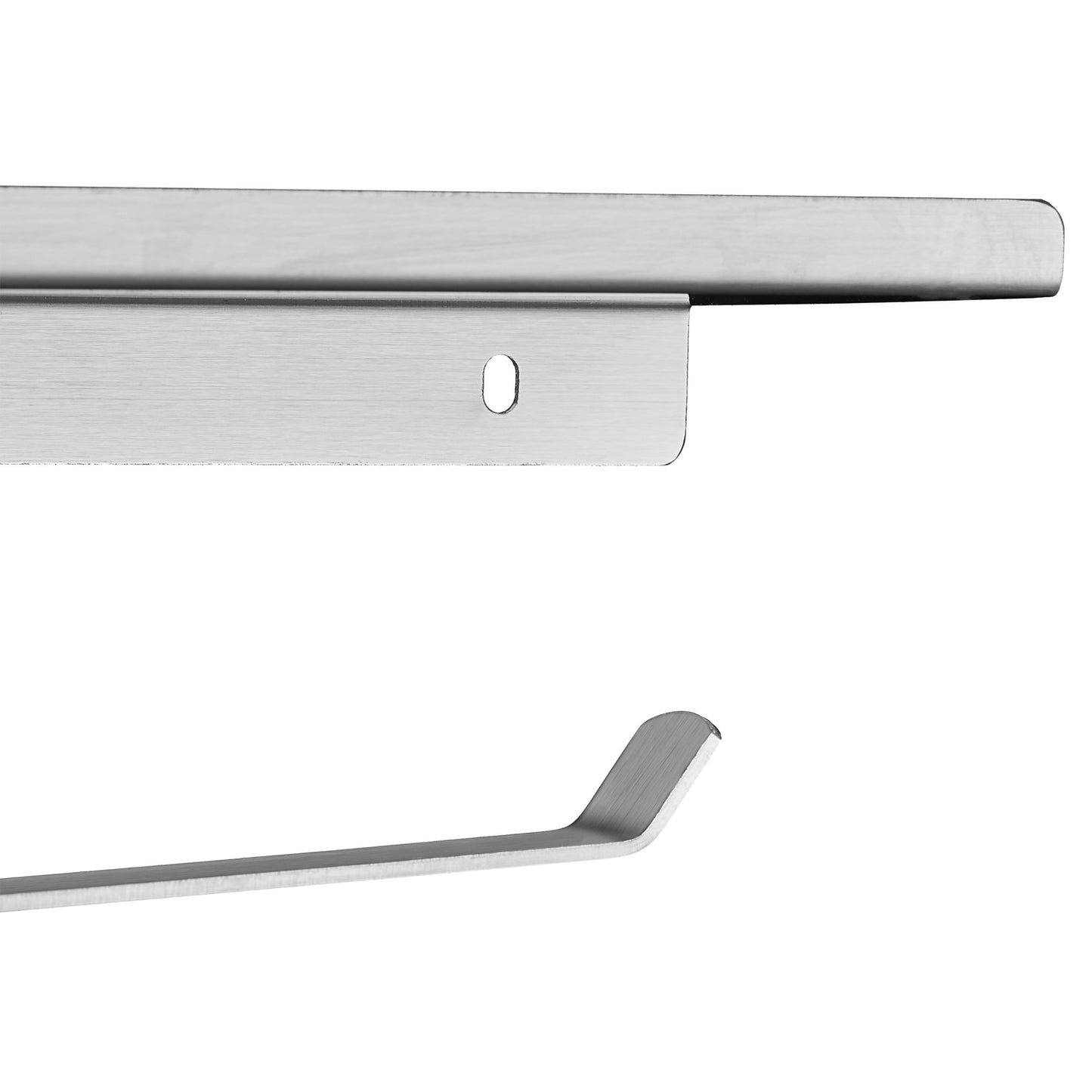 Toilet paper holder with shelf