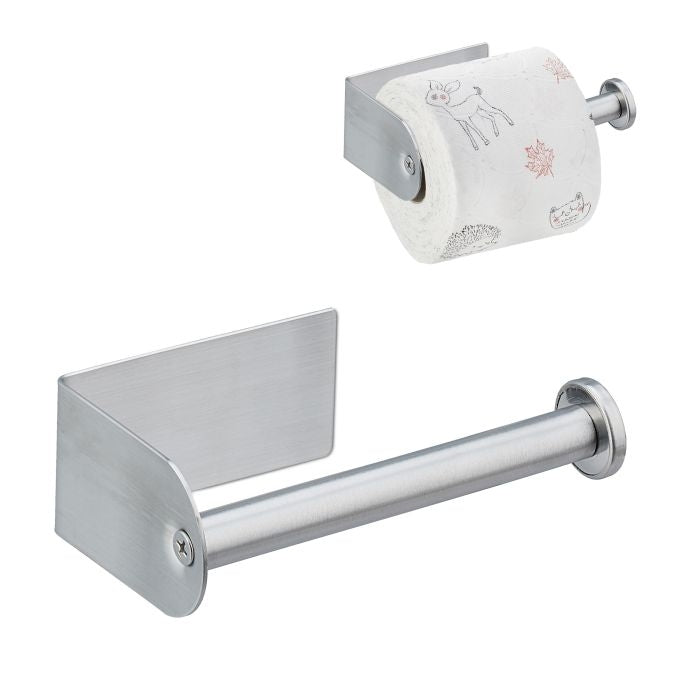 Toilet roll holder without drilling