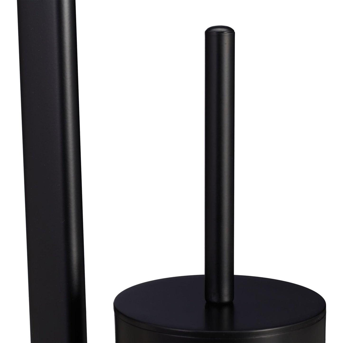 Toilet seat in matt black