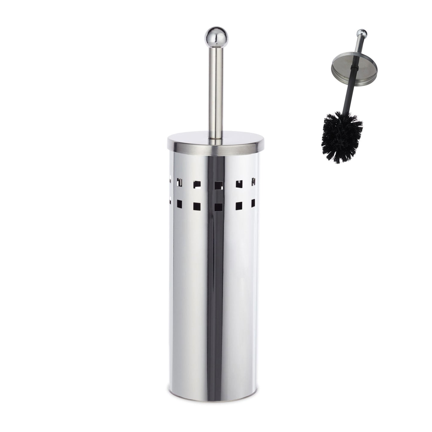 Toilet seat stainless steel round