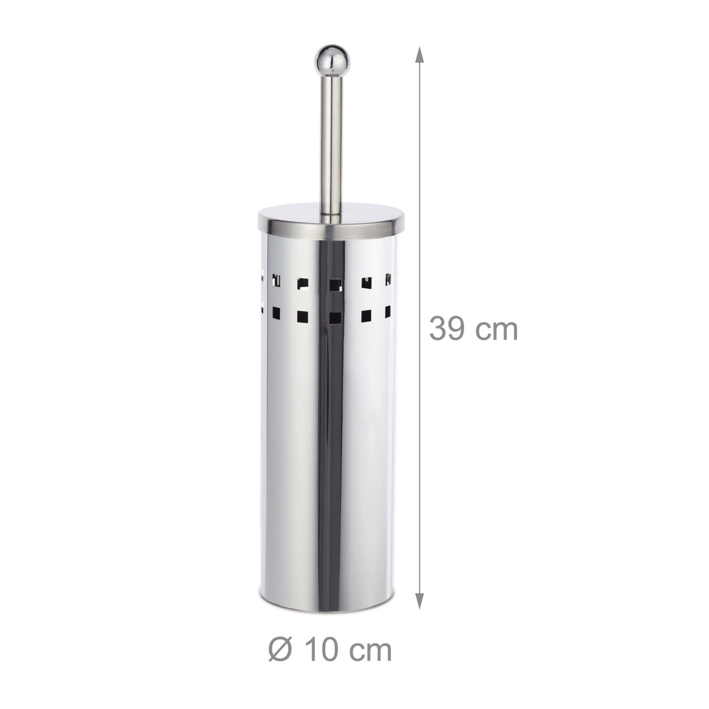 Toilet seat stainless steel round