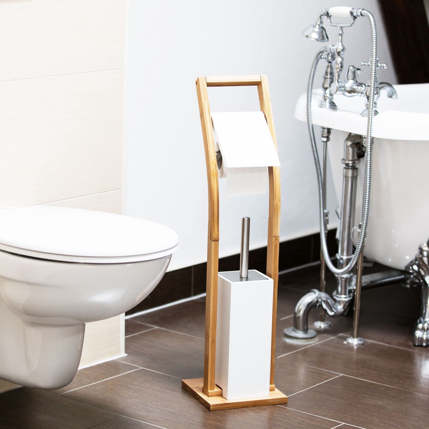Toilet set bamboo