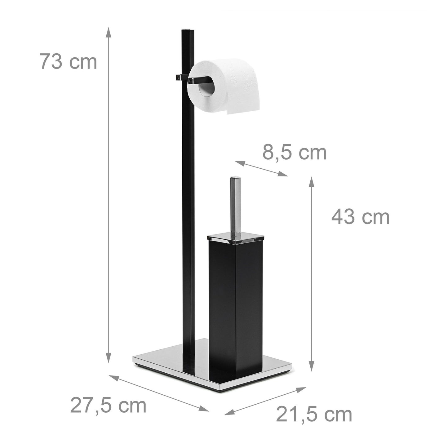 Toilet set matte black
